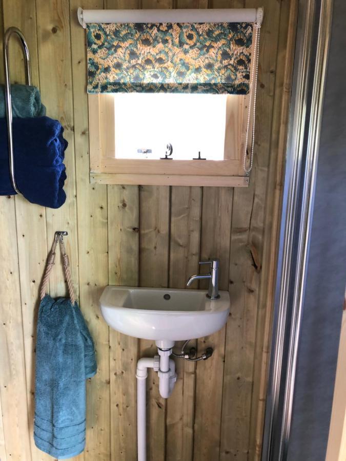 The Peacock Shepherds Hut At Hafoty Boeth Корвэн Экстерьер фото